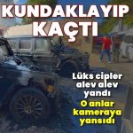 Sarıyer’de iş insanlarına ait 30 milyon lira değerindeki cipler kundaklandı